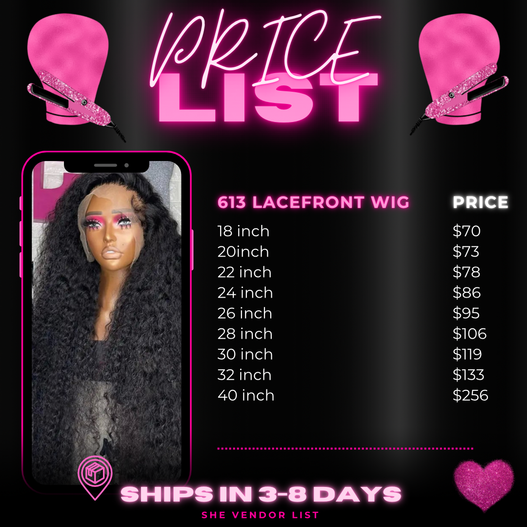 40 Inch Deep Wave Lace Front Wig Vendor