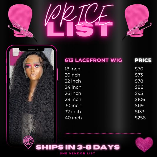 40 Inch Lace Front Wig Vendor