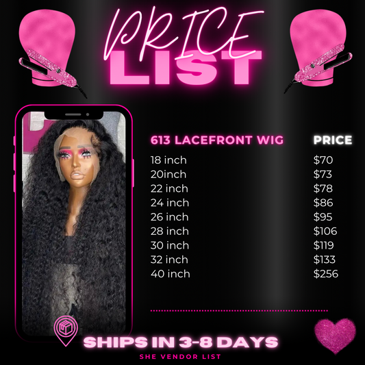 40 Inch Deep Wave Lace Front Wig Vendor